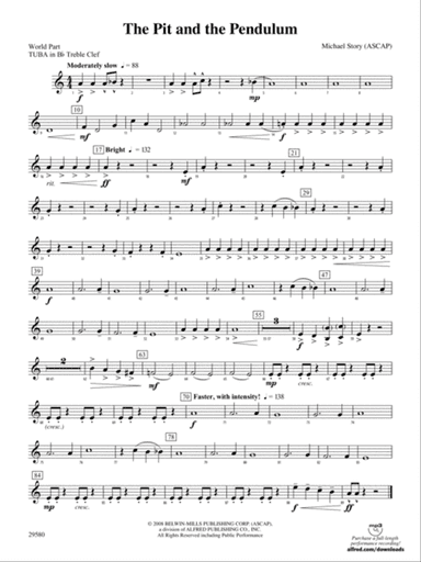 The Pit and the Pendulum: (wp) B-flat Tuba T.C.