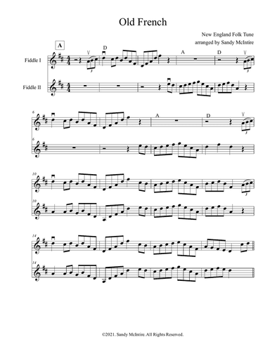 Old French for Two Fiddles