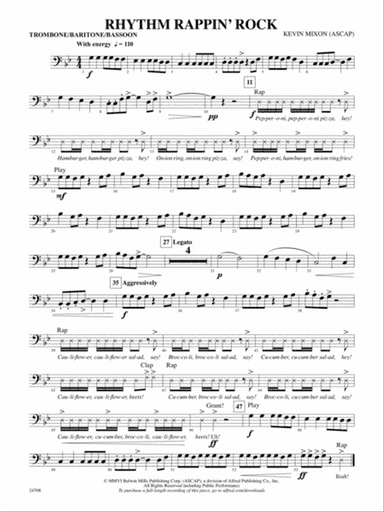 Rhythm Rappin' Rock: 1st Trombone