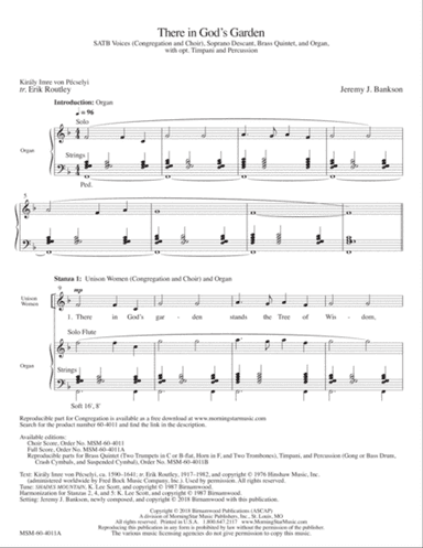 There in God's Garden (Downloadable Full Score)
