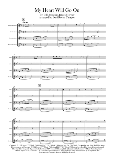 My Heart Will Go On (love Theme From 'titanic')
