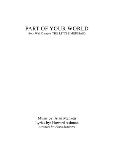 Part Of Your World