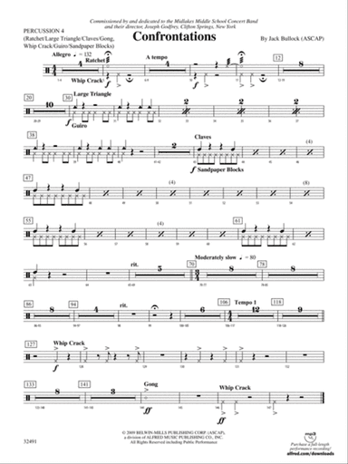 Confrontations: 4th Percussion
