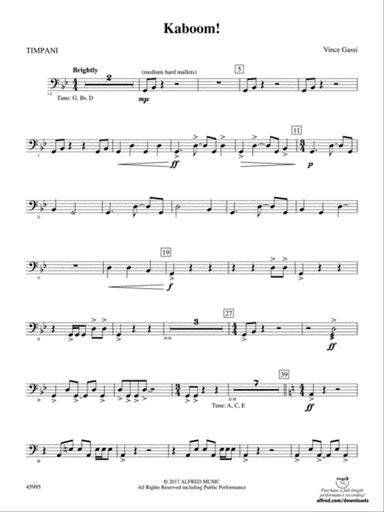 Kaboom!: Timpani
