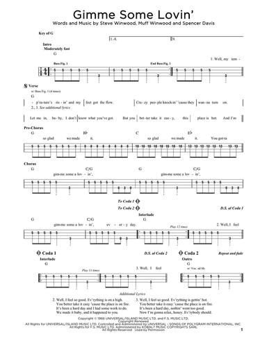 Gimme Some Lovin'