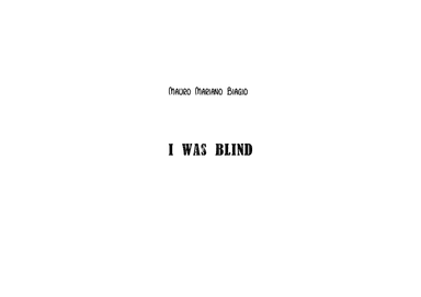 I was blind - Score Only