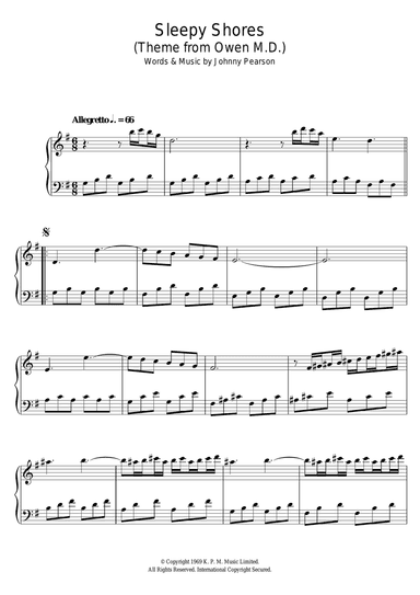 Sleepy Shores (theme from Owen M.D.)