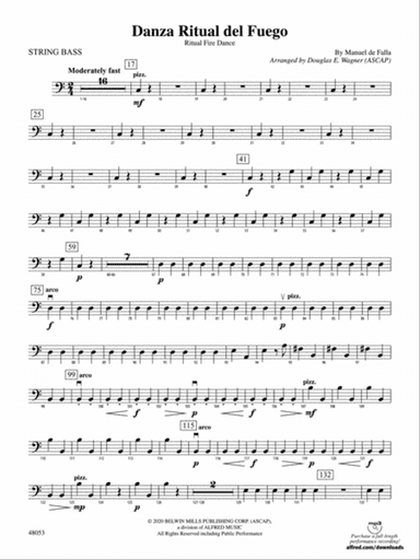 Danza Ritual del Fuego: String Bass