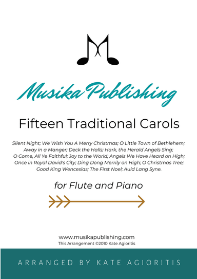 Fifteen Traditional Carols for Flute and Piano