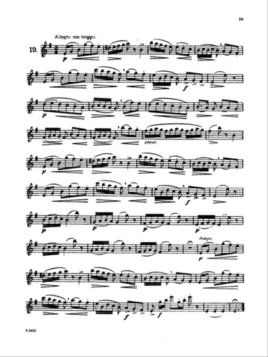 Gariboldi: Thirty Easy and Progressive Studies, Volume II (Nos. 16-30)