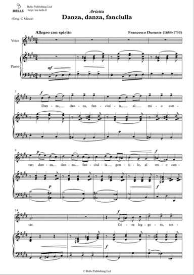Danza, danza, fanciulla (C-sharp minor)