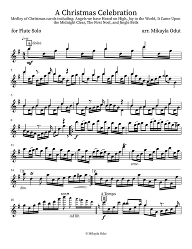 A Christmas Celebration, Medley of Christmas Carols.