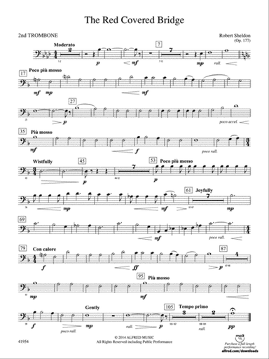 The Red Covered Bridge: 2nd Trombone