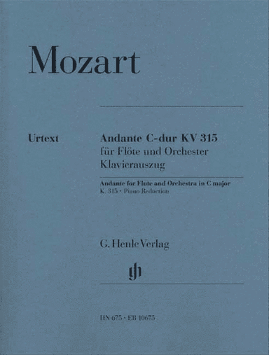 Andante for Flute and Orchestra C Major, K. 315