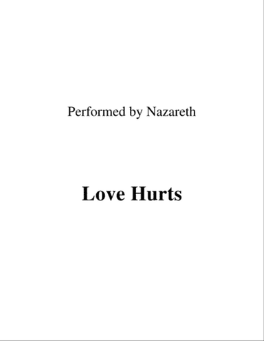 Love Hurts