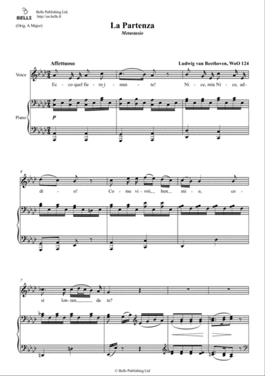 La Partenza, WoO 124 (A-flat Major)