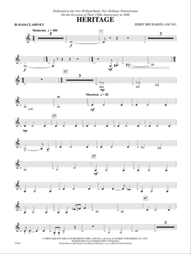 Heritage: B-flat Bass Clarinet