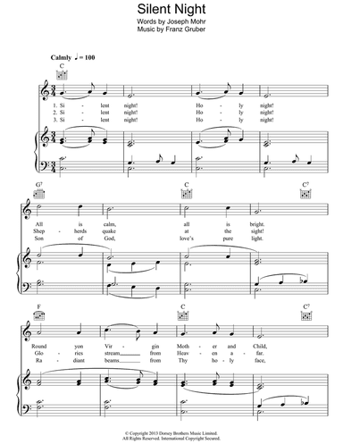 The Sheet Music Direct Christmas Carol Collection 2 (12 songs)