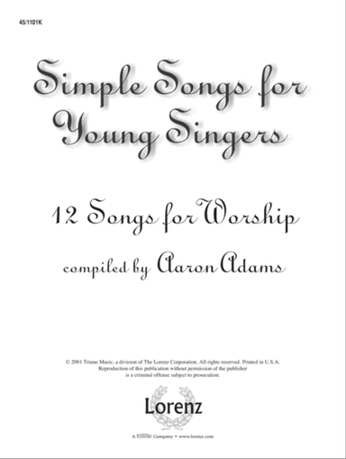 Simple Songs for Young Singers