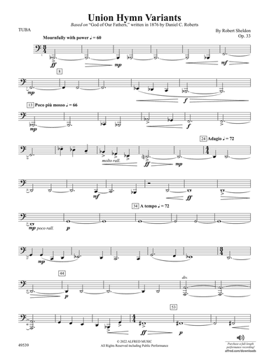 Union Hymn Variants: Tuba