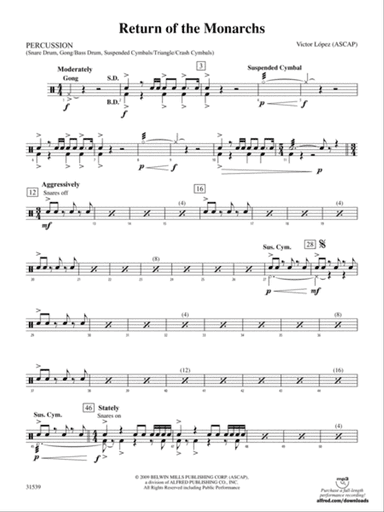Return of the Monarchs: 1st Percussion