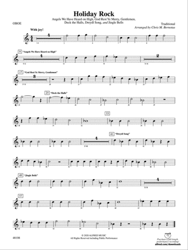 Holiday Rock: Oboe