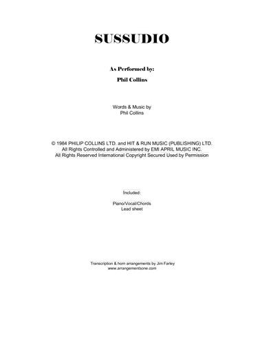 Sussudio
