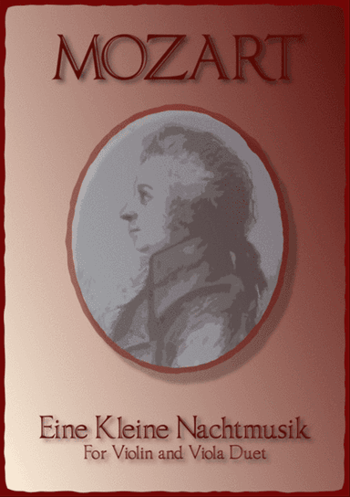 Eine Kleine Nachtmusik, Allegro, by W A Mozart. Violin and Viola Duet