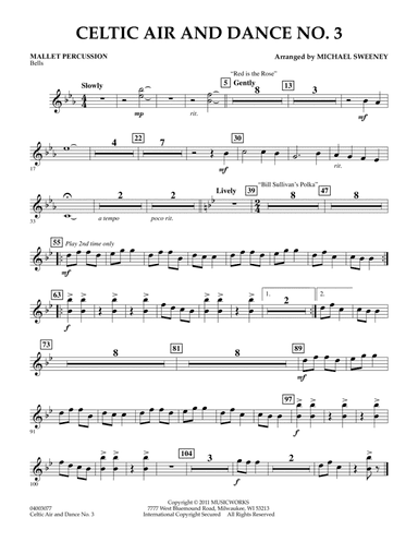 Celtic Air & Dance No. 3 - Mallet Percussion