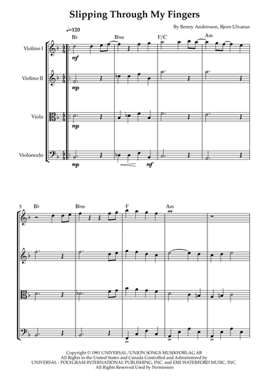 Slipping Through My Fingers