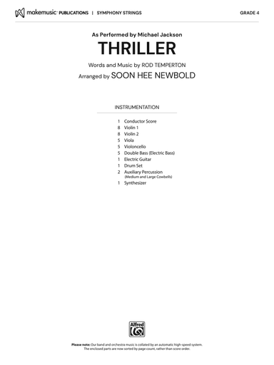 Thriller: Score