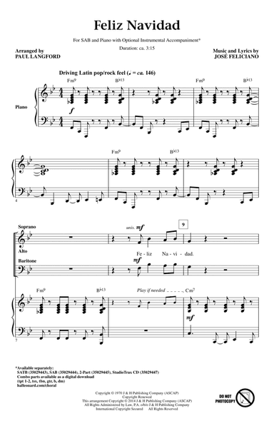 Feliz Navidad (arr. Paul Langford)