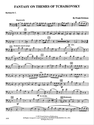 Fantasy on Themes from Tchaikovsky: Baritone B.C.