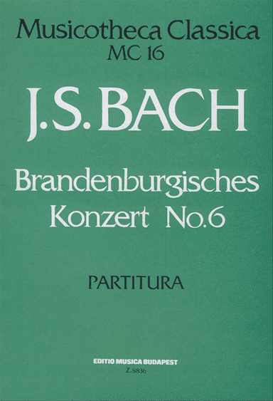 Brandenburgisches Konzert No. 6 MC 16