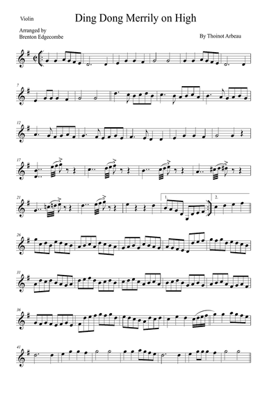 Ding Dong Merrily on High