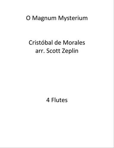 O Magnum Mysterium