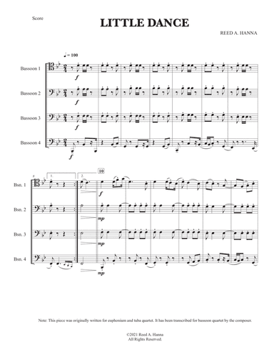 Little Dance (Bassoon Quartet)