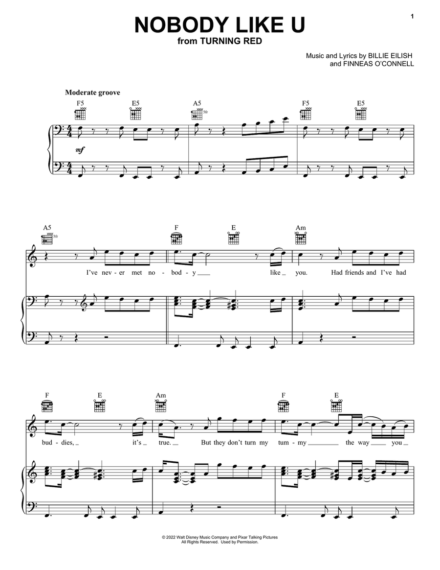 Nobody Like U (from Turning Red)