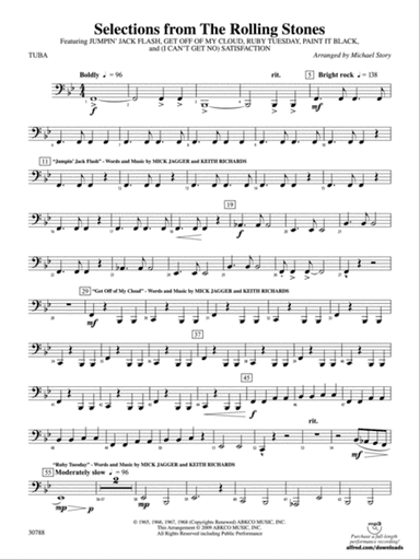 Selections from The Rolling Stones: Tuba