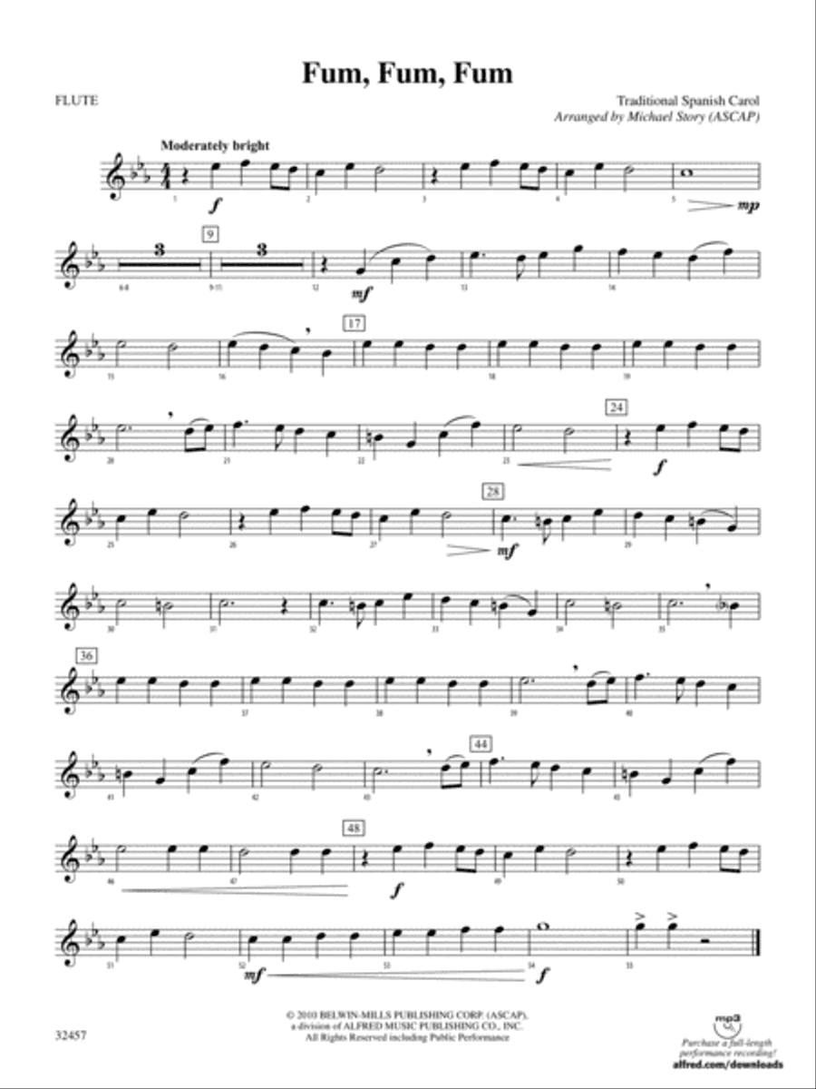 Fum, Fum, Fum: Flute