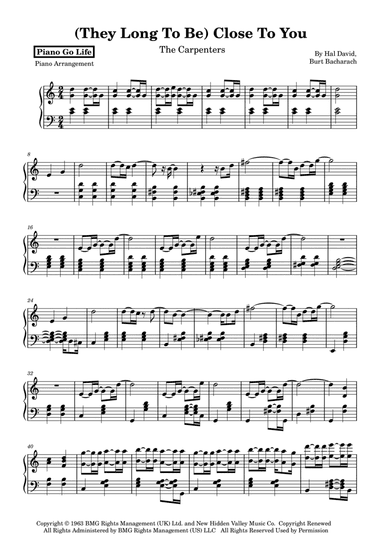 (They Long To Be) Close To You