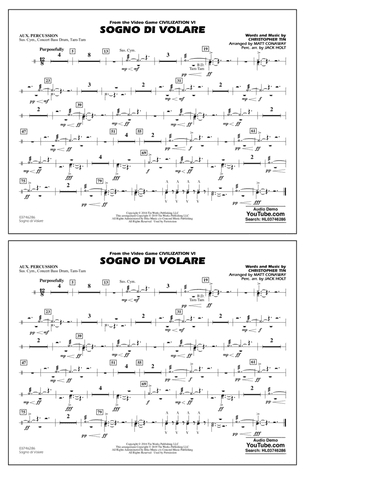 Sogno di Volare (from Civilization VI) (arr. Matt Conaway) - Aux Percussion