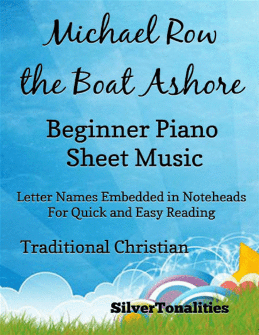 Michael Row the Boat Beginner Piano Sheet Music