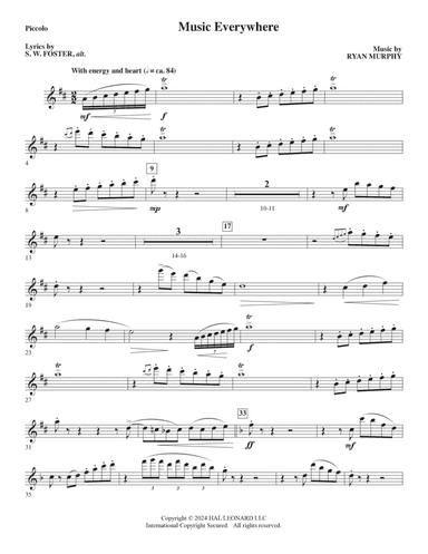 Music Everywhere - Piccolo