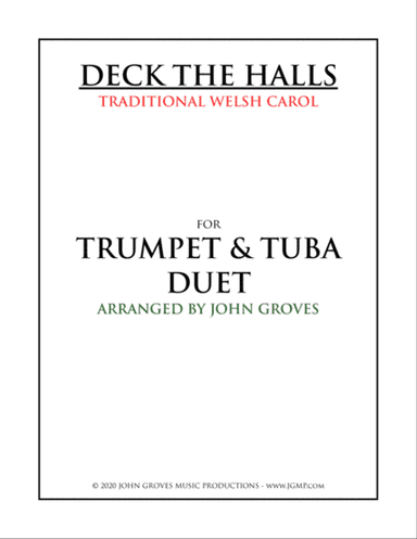 Deck The Halls - Trumpet & Tuba Duet