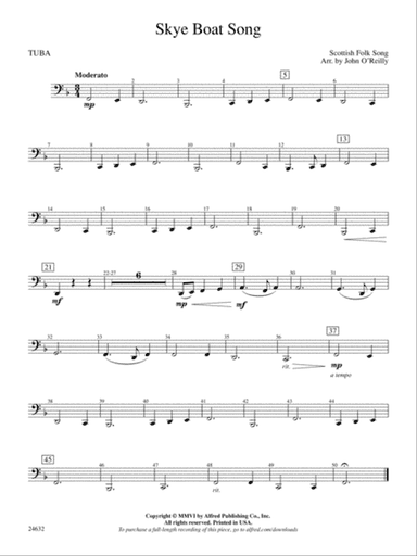 Skye Boat Song: Tuba