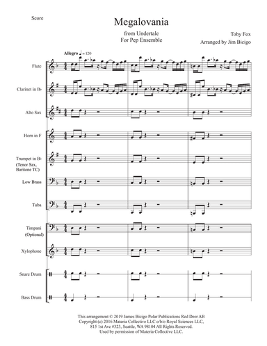 MEGALOVANIA (from Undertale)