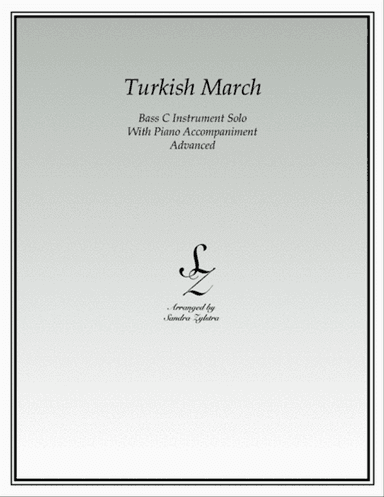 Turkish March (bass C instrument solo)