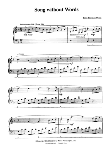 Song without Words