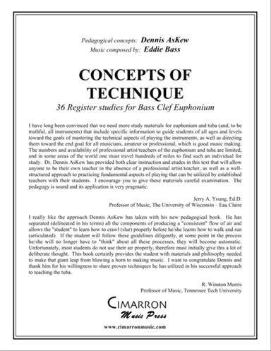 Concepts of Euphonium Tehnique